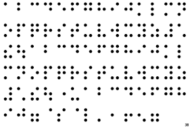 Czcionka Braille Extended